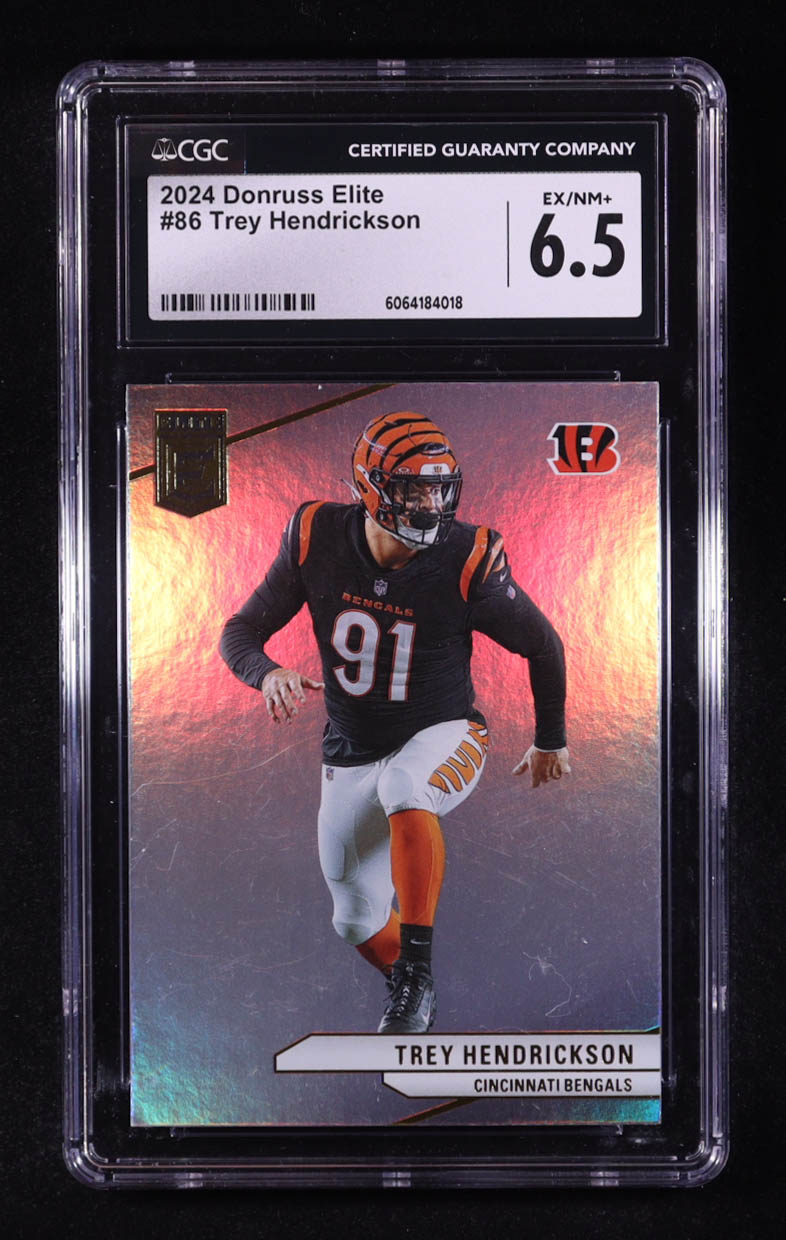 Trey Hendrickson 2024 Elite #86 (CGC 6.5) at PristineAuction.com Trey Hendrickson 2024 Elite #86 (CGC 6.5) at PristineAuction.com