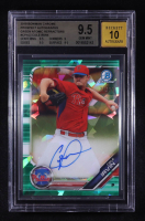 Cole Irvin 2019 Bowman Chrome Prospect Autographs Green Atomic Refractors #CPACI #78/99 RC (BGS 9.5 | Auto 10) at PristineAuction.com