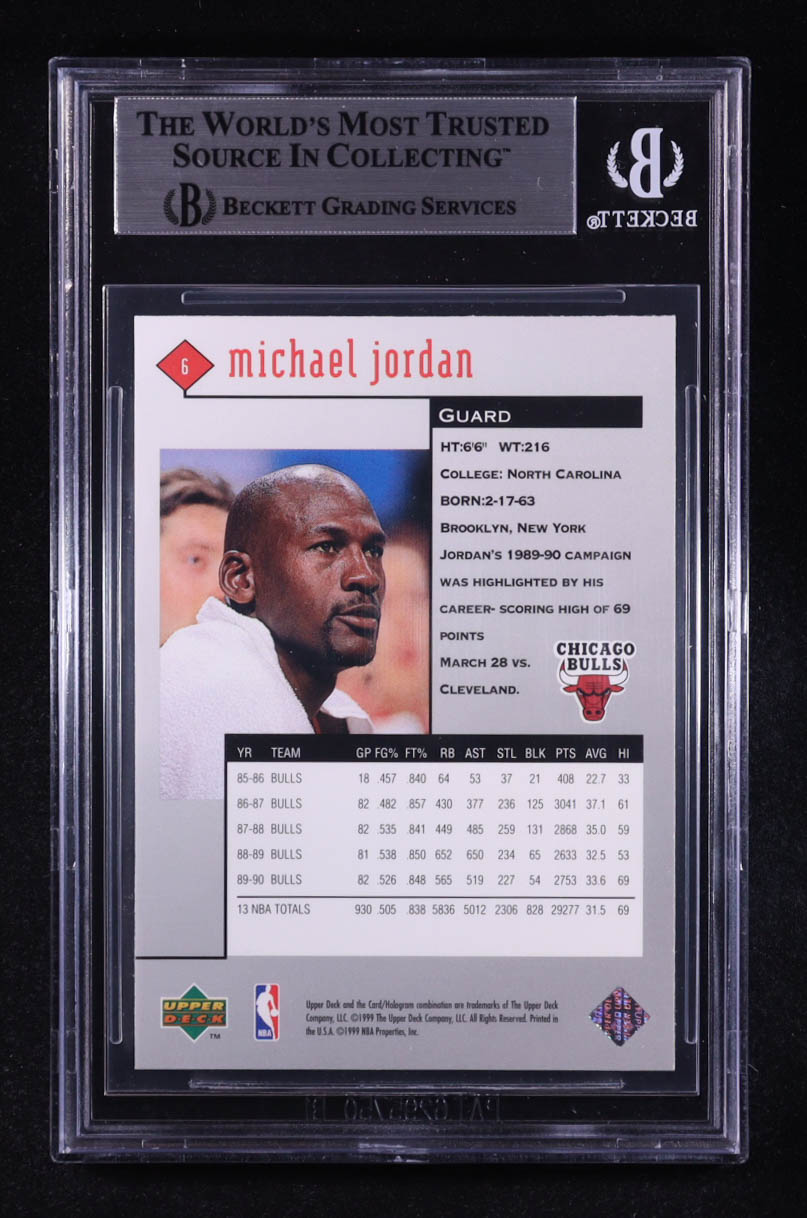 Michael Jordan 1998-99 Black Diamond #6 (BGS 9) at PristineAuction.com Michael Jordan 1998-99 Black Diamond #6 (BGS 9) at PristineAuction.com