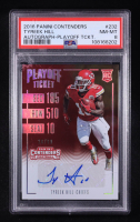 Tyreek Hill 2016 Panini Contenders Playoff Ticket #232 Autograph #20/99 RC (PSA 8) at PristineAuction.com