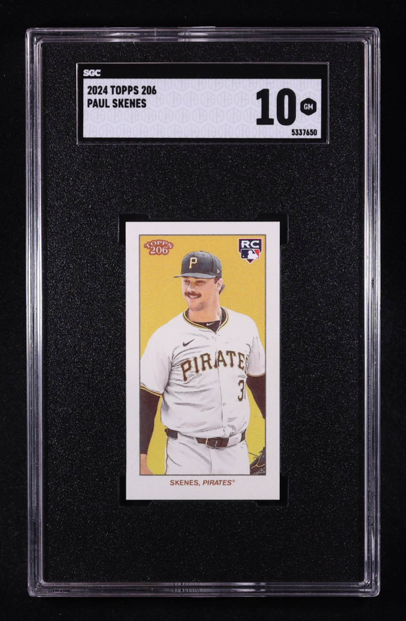 Paul Skenes 2024 Topps 206 #250 RC (SGC 10) at PristineAuction.com Paul Skenes 2024 Topps 206 #250 RC (SGC 10) at PristineAuction.com