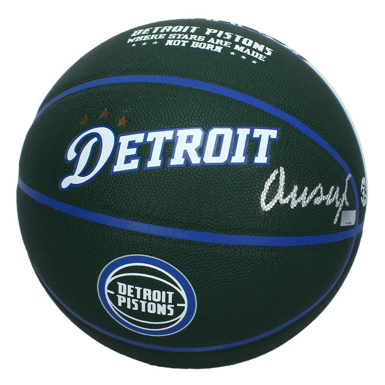 Ausar Thompson Signed Pistons City Edition Basketball (Panini) at PristineAuction.com Ausar Thompson Signed Pistons City Edition Basketball (Panini) at PristineAuction.com