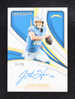 Justin Herbert 2024 Immaculate Collection Immaculate Records Autographs #2 #10/25 at PristineAuction.com