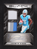 Jahmyr Gibbs 2023 Panini Black Rookie Signature Materials #14 #59/99 RC at PristineAuction.com