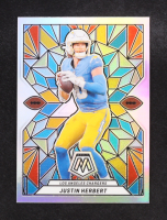 Justin Herbert 2024 Panini Mosaic Stained Glass #3 at PristineAuction.com
