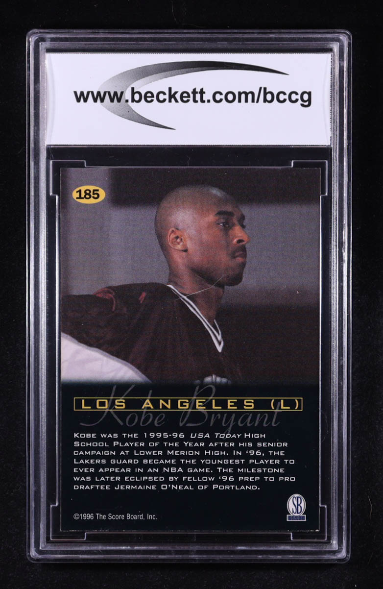 Kobe Bryant 1996-97 Scoreboard All Sport PPF #185 RC (BCCG 10) at PristineAuction.com Kobe Bryant 1996-97 Scoreboard All Sport PPF #185 RC (BCCG 10) at PristineAuction.com