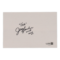 Jerry "The King" Lawler Signed 4x6 Cut Inscribed "WWE HOF 07" (JSA) at PristineAuction.com