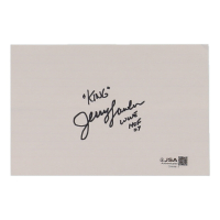 Jerry "The King" Lawler Signed 4x6 Cut Inscribed "WWE HOF 07" (JSA) at PristineAuction.com