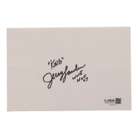 Jerry "The King" Lawler Signed 4x6 Cut Inscribed "WWE HOF 07" (JSA) at PristineAuction.com