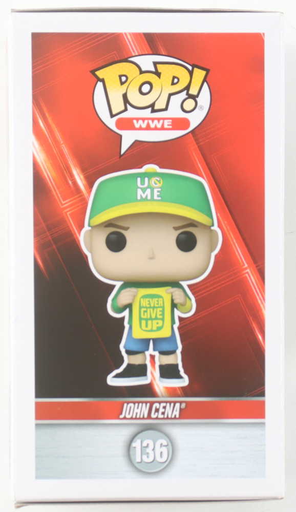 John Cena Signed WWE #136 Funko Pop! Vinyl Figure (JSA) at PristineAuction.com John Cena Signed WWE #136 Funko Pop! Vinyl Figure (JSA) at PristineAuction.com