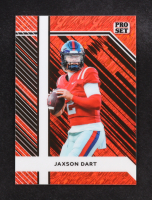 Jaxson Dart 2024 Pro Set Red Shimmer #PSB143 #2/5 RC at PristineAuction.com