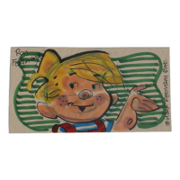 Ron Ferdinand Signed "Dennis The Menace" Hand-Drawn Sketch (JSA) at PristineAuction.com
