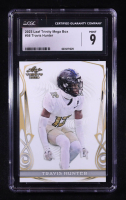 Travis Hunter 2023 Leaf Trinity Mega Box #56 RC (CGC 9) at PristineAuction.com