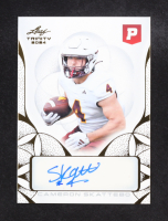 Cameron Skattebo 2024 Leaf Trinity Pristine Auction Autograph #BACS1 RC at PristineAuction.com