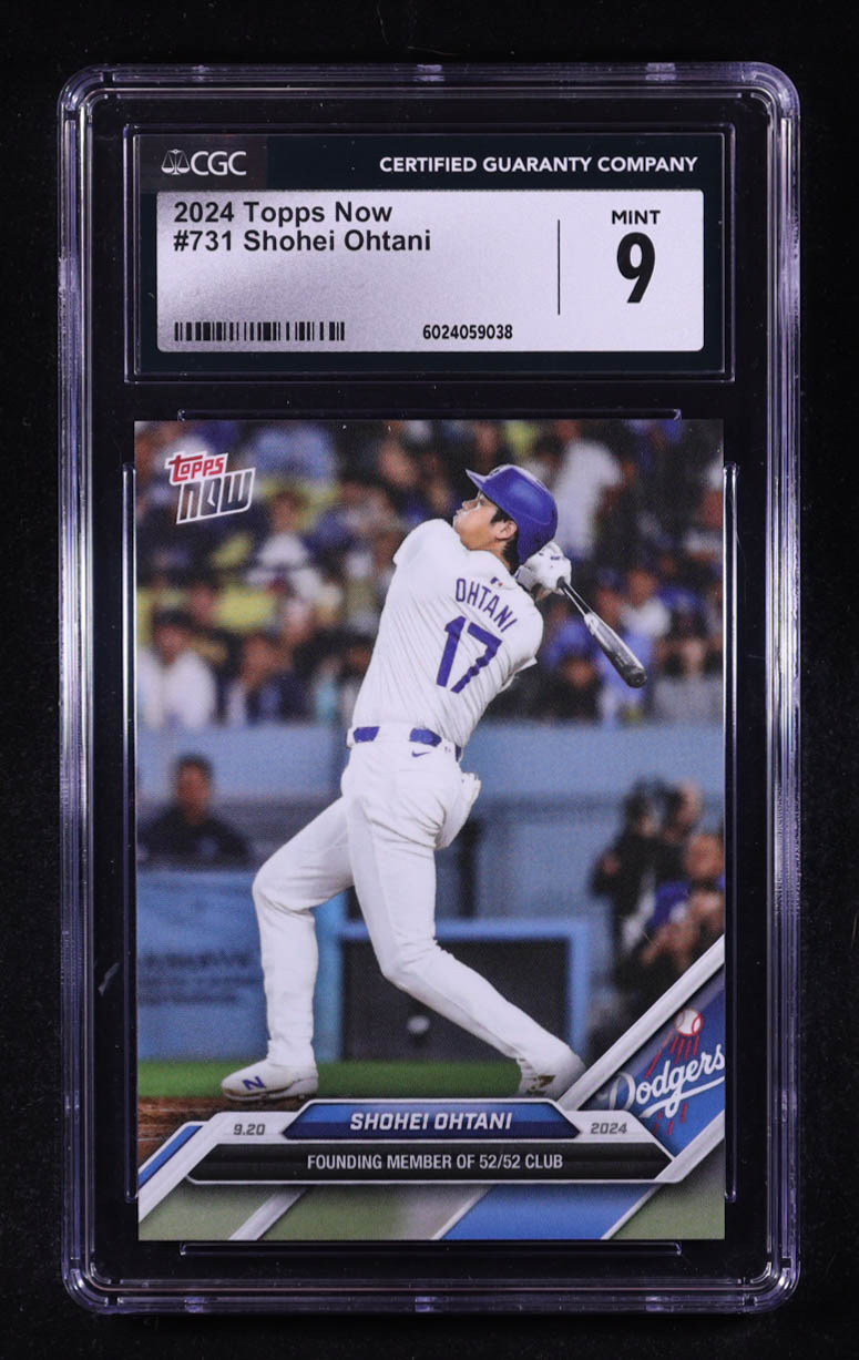 Shohei Ohtani 2024 Topps Now #731 (CGC 9) at PristineAuction.com Shohei Ohtani 2024 Topps Now #731 (CGC 9) at PristineAuction.com