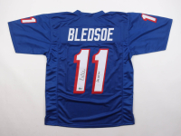 Drew Bledsoe Signed Jersey Inscribed "Pats HOF 2011" (Beckett) at PristineAuction.com