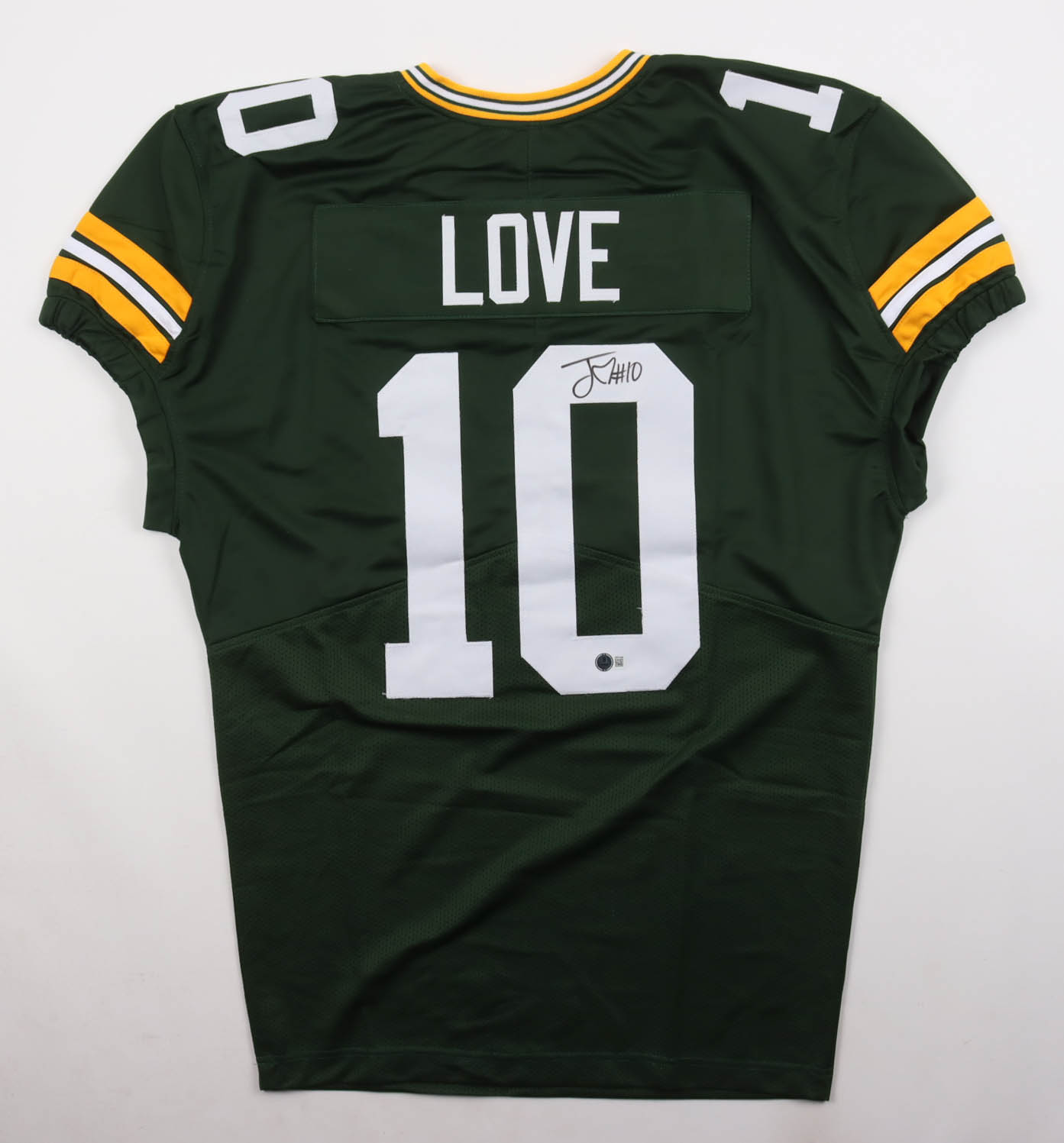 Jordan Love Signed Jersey (Beckett) at PristineAuction.com Jordan Love Signed Jersey (Beckett) at PristineAuction.com