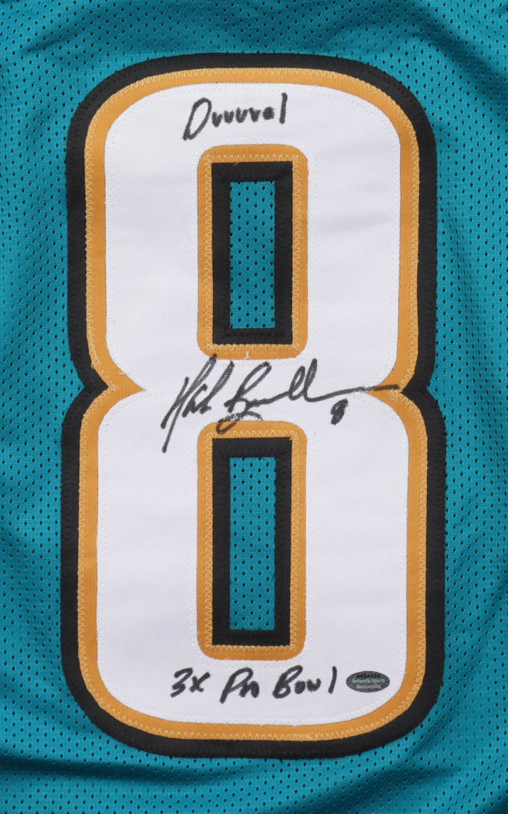 Mark Brunell Signed Jersey Inscribed "Duuuval" & "3x Pro Bowl" (Schwartz) at PristineAuction.com Mark Brunell Signed Jersey Inscribed "Duuuval" & "3x Pro Bowl" (Schwartz) at PristineAuction.com