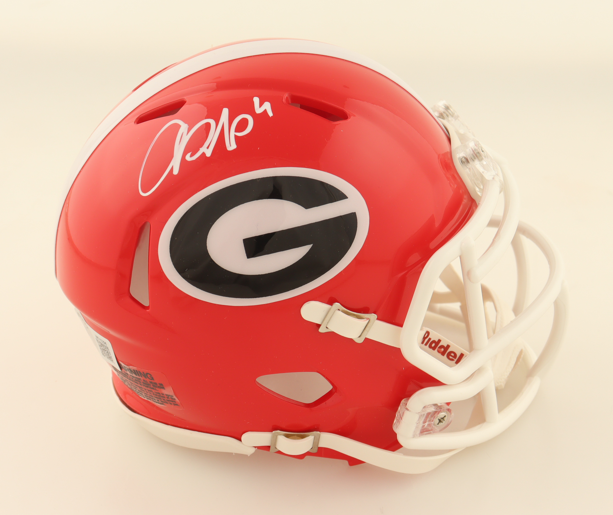 Oscar Delp Signed Georgia Bulldogs Speed Mini Helmet (Beckett) at PristineAuction.com Oscar Delp Signed Georgia Bulldogs Speed Mini Helmet (Beckett) at PristineAuction.com