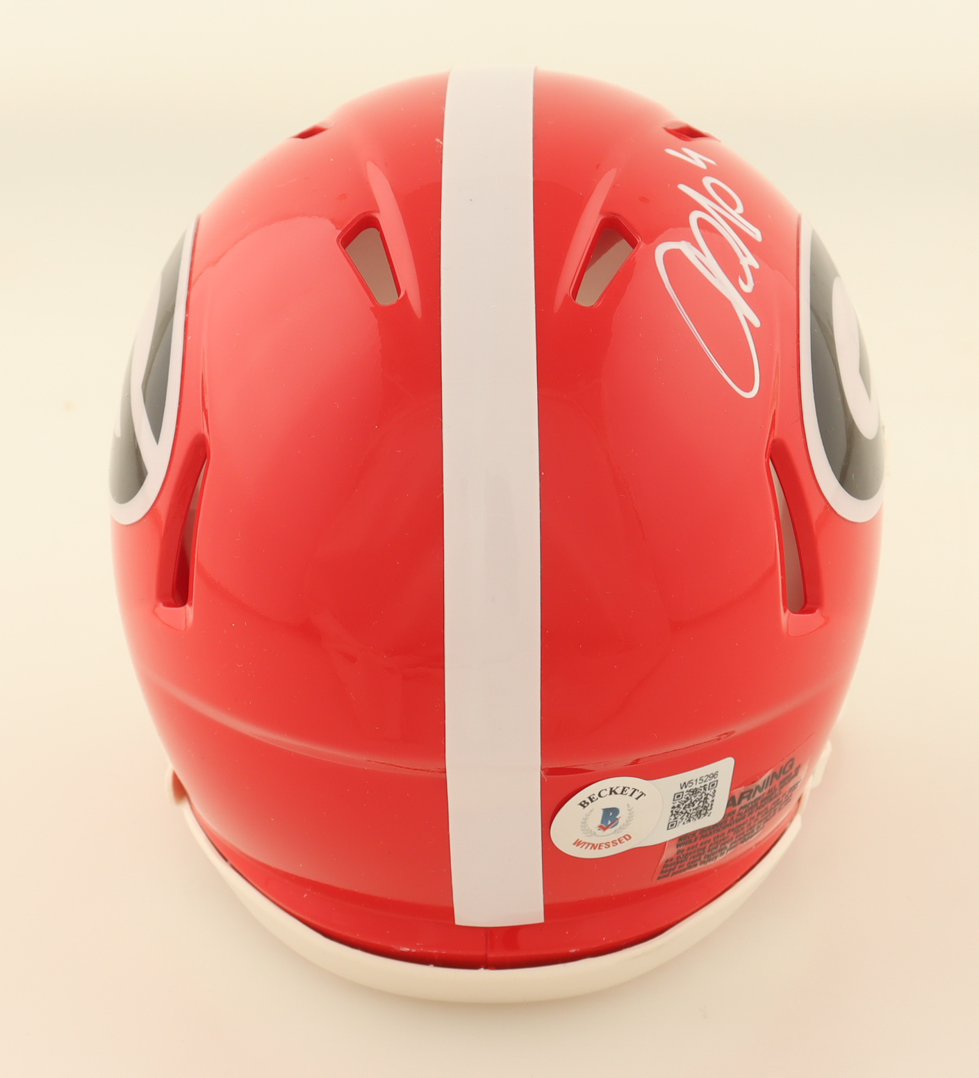 Oscar Delp Signed Georgia Bulldogs Speed Mini Helmet (Beckett) at PristineAuction.com Oscar Delp Signed Georgia Bulldogs Speed Mini Helmet (Beckett) at PristineAuction.com