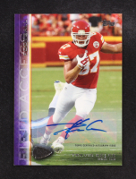Travis Kelce 2015 Topps Field Access Autographs Purple #91 #11/25 at PristineAuction.com