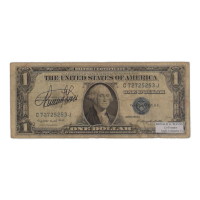 Ronald Wayne Signed 1935-G United States $1 One Dollar Silver Certificate - Blue Seal (JSA) at PristineAuction.com
