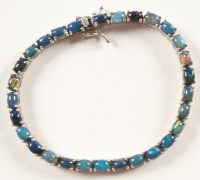 New 8 CTW Black Opal Bracelet | Estimate Retail Value $2,650 (UGL) at PristineAuction.com