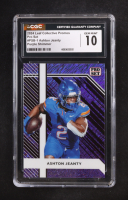 Ashton Jeanty 2024 Leaf Collective Promos Pro Set Purple Shimmer #PSB-1 RC #195/199 at PristineAuction.com