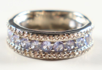 New 2.20 CTW Tanzanite & Pink Zircon Ring | Estimated Retail Value: $1,650 (UGL) at PristineAuction.com