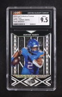 Ashton Jeanty 2024 Leaf Collective Promos Press Pass Black Shimmer #PPB-1 RC #3/5 (CGC 9.5) at PristineAuction.com