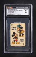 Minnie / Mickey Mouse Donald Duck Card Game 1946-48 Russell Games-2 Grey Ink Back (CGC 3) at PristineAuction.com