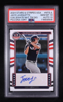 Jace LaViolette 2024 USA Baseball Stars and Stripes Collegiate National Team Signatures #27 RC (PSA 10 | Auto 10) at PristineAuction.com