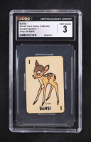 Bambi Card Game 1946-48 Russell Games-I Grey Ink Back (CGC 3) at PristineAuction.com