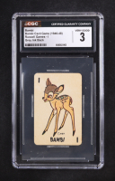 Bambi Card Game 1946-48 Russell Games-I Grey Ink Back (CGC 3) at PristineAuction.com