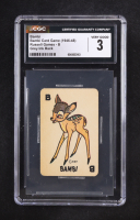 Bambi Card Game 1946-48 Russell Games-B Grey Ink Back (CGC 3) at PristineAuction.com