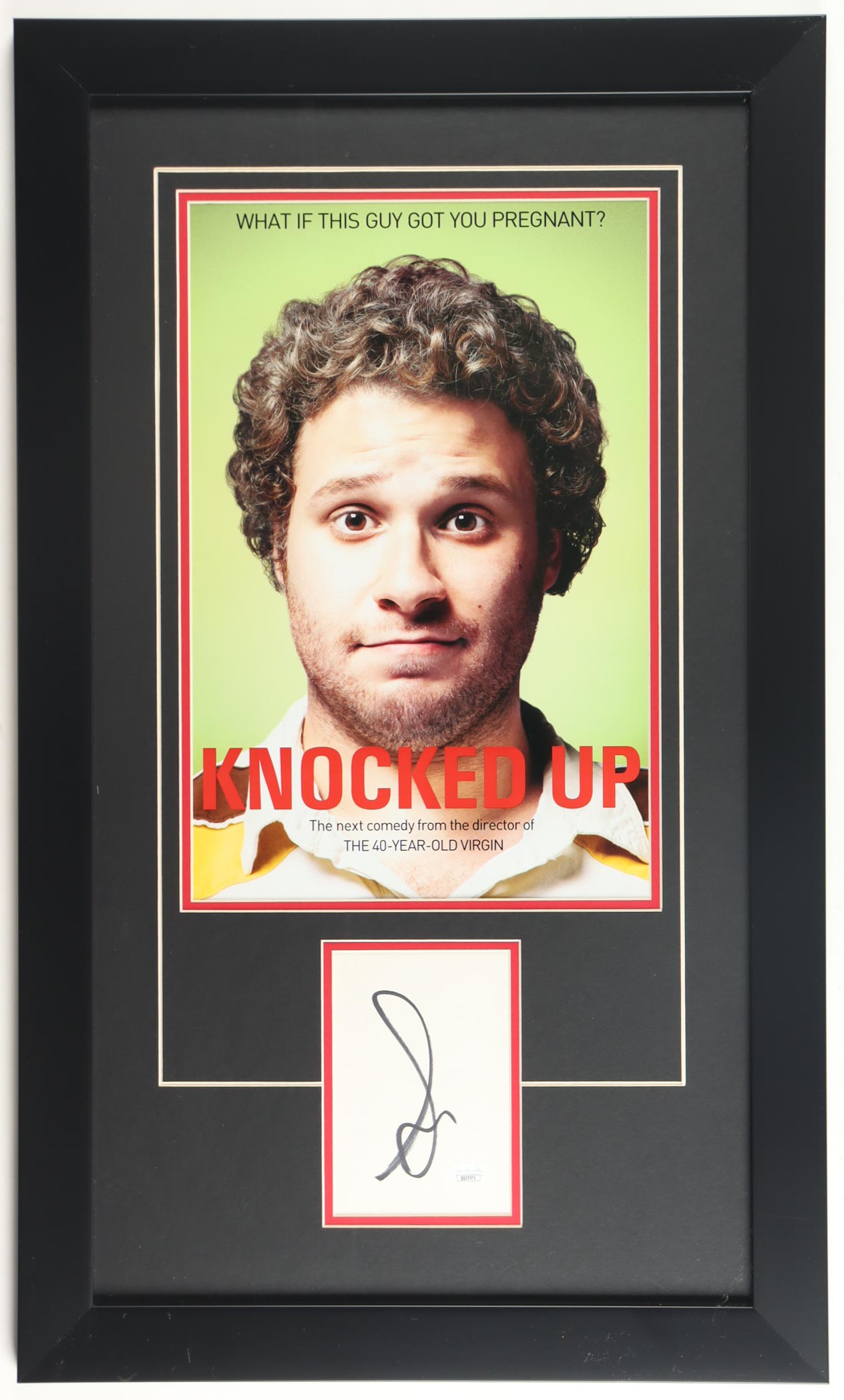Seth Rogan Signed "Knocked Up" Custom Framed Cut Display (JSA) at PristineAuction.com Seth Rogan Signed "Knocked Up" Custom Framed Cut Display (JSA) at PristineAuction.com