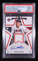 Ethan Holliday 2025 USA Baseball Stars and Stripes 18U National Team Signatures Materials #18 RC (PSA 9 | Auto 9) at PristineAuction.com