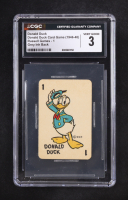 Donald Duck Card Game 1946-48 Russell Games-1 Grey Ink Back (CGC 3) at PristineAuction.com