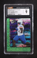 Ashton Jeanty 2024 Leaf Collective Promos '00 Press Pass Green Shimmer #20B-1 RC #4/50 (CGC 9) at PristineAuction.com