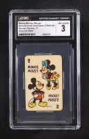 Minnie / Mickey Mouse Donald Duck Card Game 1946-48 Russell Games-2 Grey Ink Back (CGC 3) at PristineAuction.com