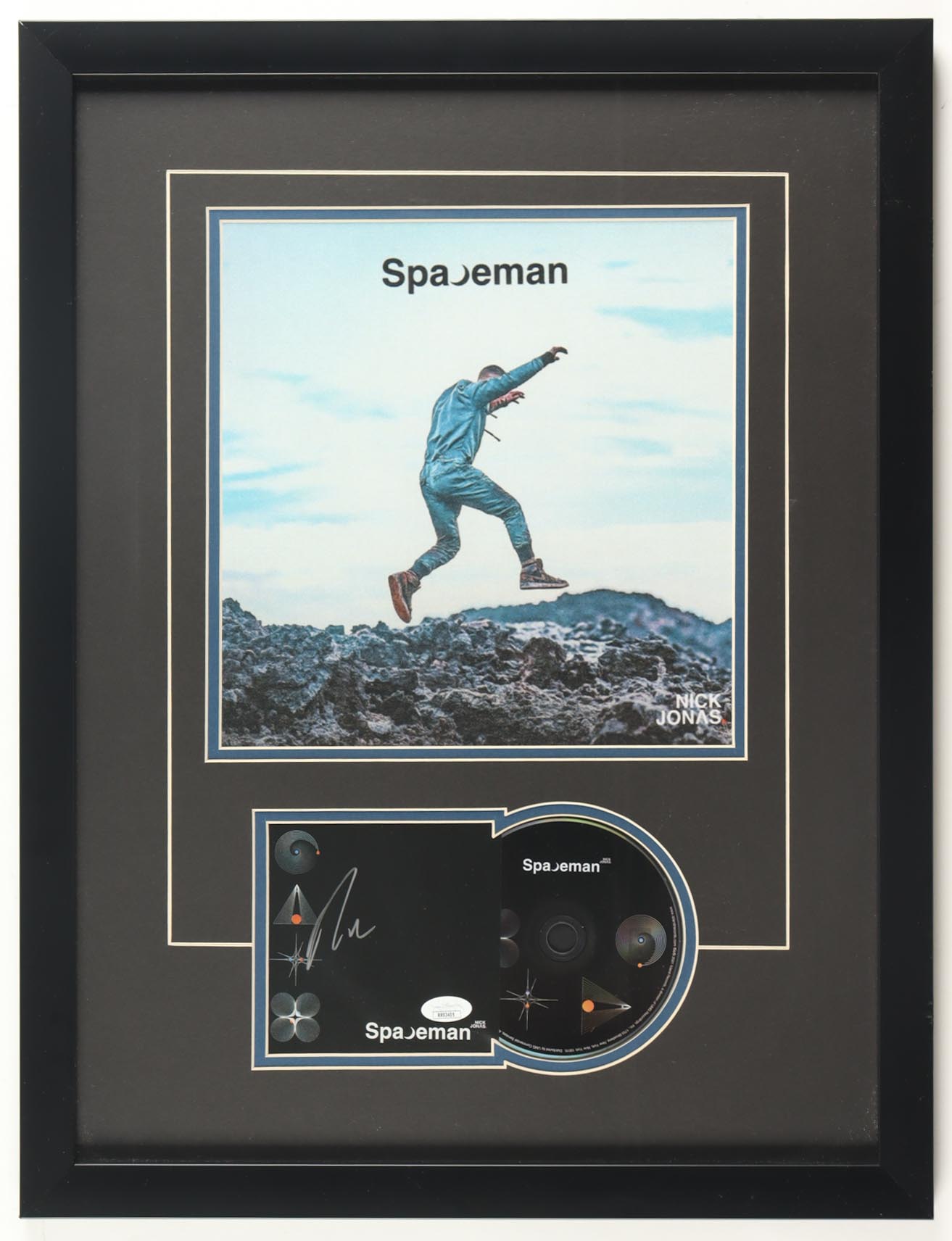 Nick Jonas Signed "Spaceman" Custom Framed CD Album Insert Display (JSA) at PristineAuction.com Nick Jonas Signed "Spaceman" Custom Framed CD Album Insert Display (JSA) at PristineAuction.com