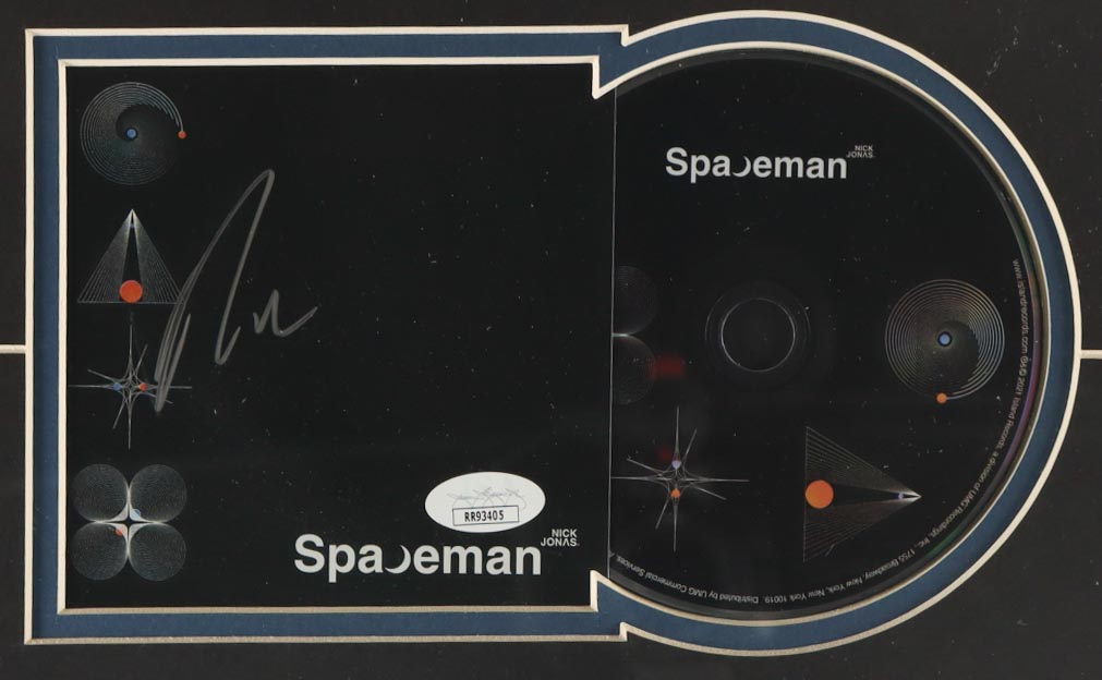 Nick Jonas Signed "Spaceman" Custom Framed CD Album Insert Display (JSA) at PristineAuction.com Nick Jonas Signed "Spaceman" Custom Framed CD Album Insert Display (JSA) at PristineAuction.com