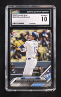 Shohei Ohtani 2024 Topps Now #665 (CGC 10) at PristineAuction.com