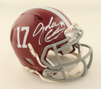 Jake Coker Signed Alabama Crimson Tide Speed Mini Helmet (Beckett) at PristineAuction.com