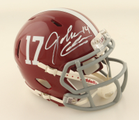 Jake Coker Signed Alabama Crimson Tide Speed Mini Helmet (Beckett) at PristineAuction.com