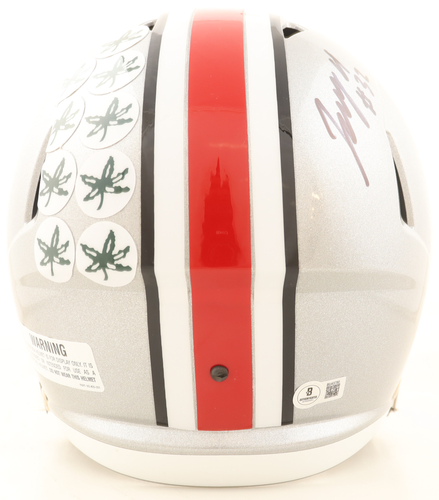 TreVeyon Henderson Signed Ohio State Buckeyes Full-Size Speed Helmet (Beckett) at PristineAuction.com TreVeyon Henderson Signed Ohio State Buckeyes Full-Size Speed Helmet (Beckett) at PristineAuction.com