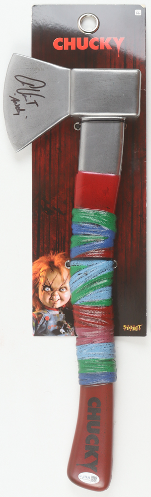 Alex Vincent Signed "Chucky" Replica Axe Inscribed "Andy" (JSA) at PristineAuction.com Alex Vincent Signed "Chucky" Replica Axe Inscribed "Andy" (JSA) at PristineAuction.com