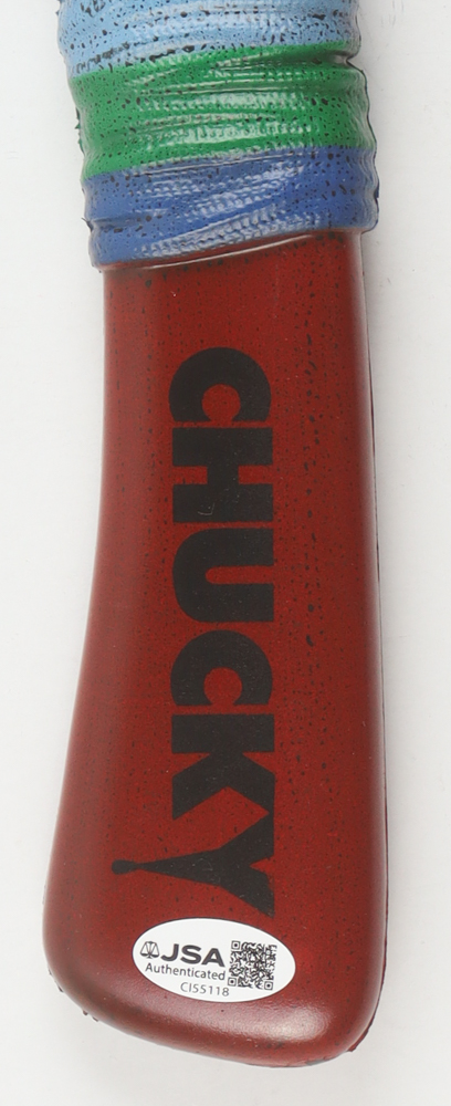 Alex Vincent Signed "Chucky" Replica Axe Inscribed "Andy" (JSA) at PristineAuction.com Alex Vincent Signed "Chucky" Replica Axe Inscribed "Andy" (JSA) at PristineAuction.com