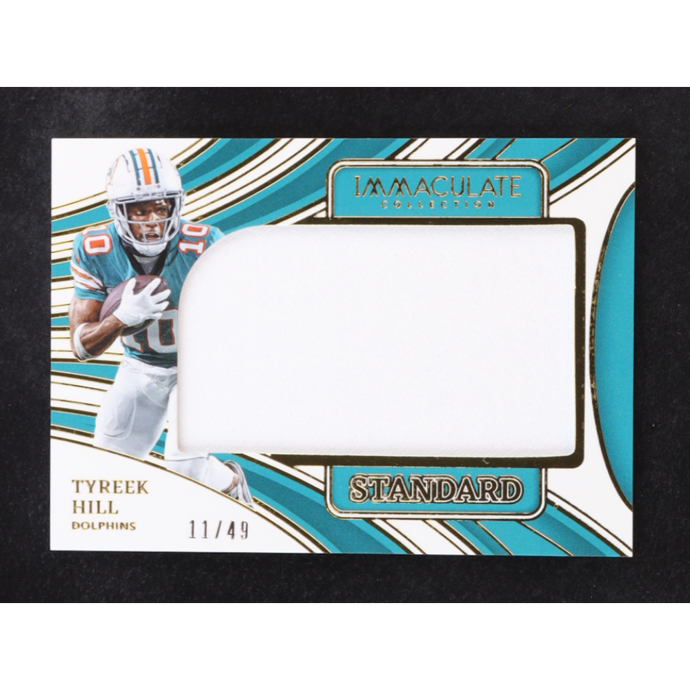 Tyreek Hill 2024 Immaculate Collection Immaculate Standard Jerseys #30 #11/49 at PristineAuction.com
