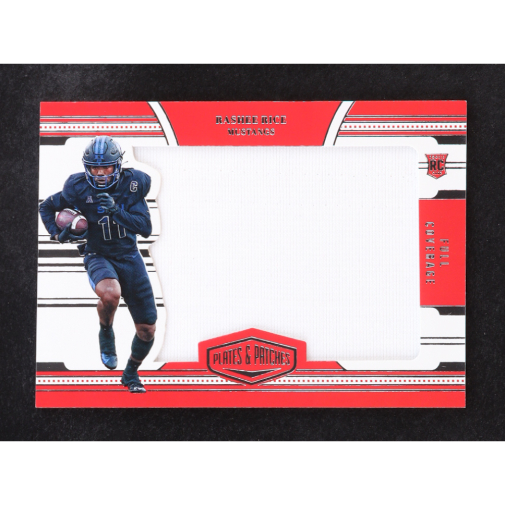 Rashee Rice 2023 Panini Chronicles Draft Picks Plates and Patches Full Coverage Jerseys #31 RC at PristineAuction.com